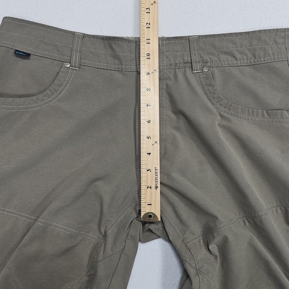 Kuhl Silencr Mens Size‎ 36 Cargo Shorts Brown Khaki Gray Ripstop Stretch Hiking - Picture 12 of 13